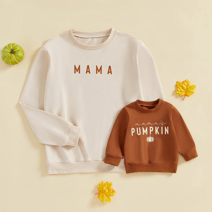 Mama & her pumpkin