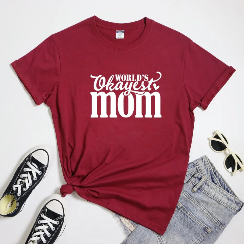 World's Okayest Mom Tee