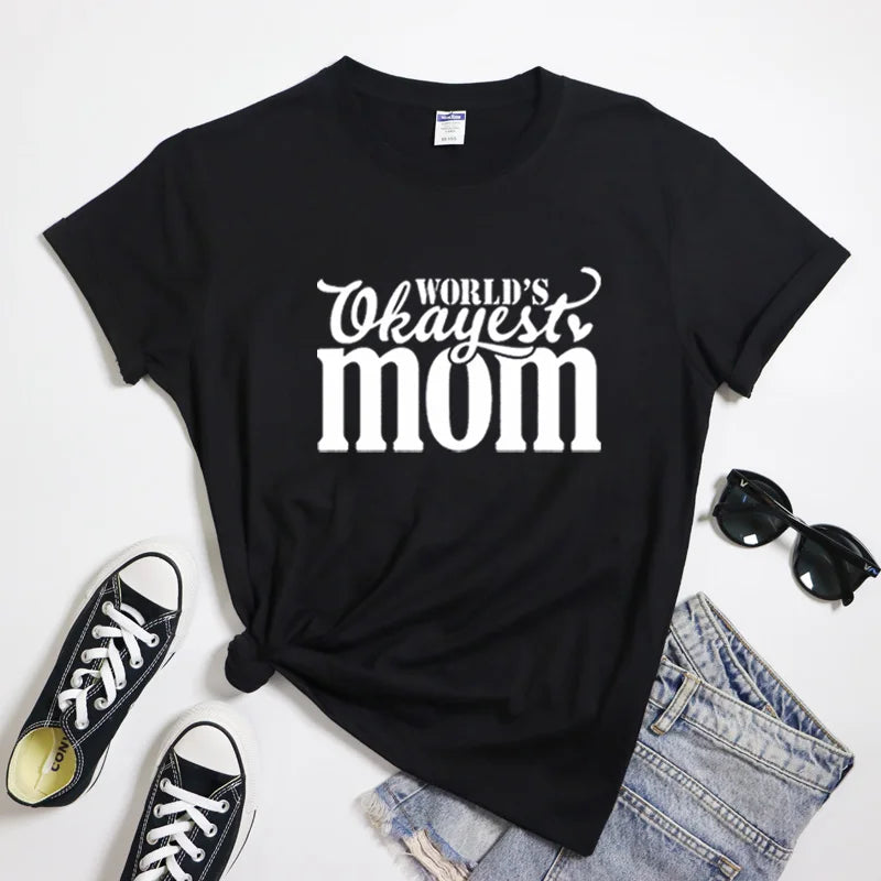 World's Okayest Mom Tee