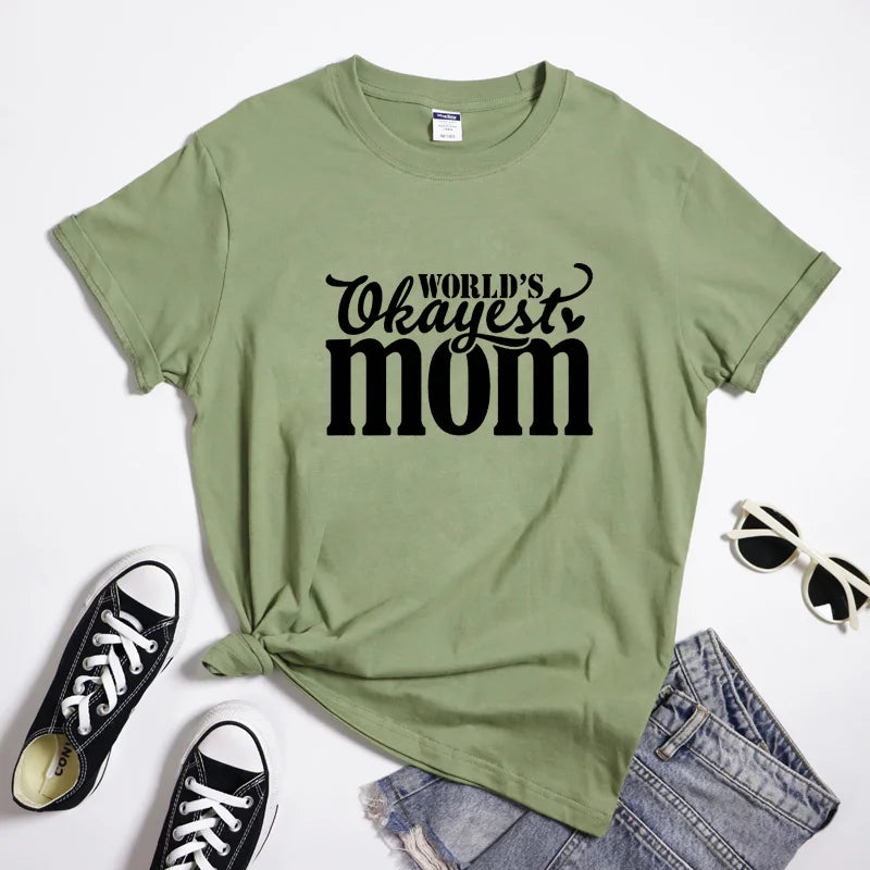 World's Okayest Mom Tee